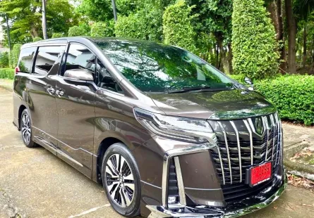 Toyota ALPHARD 2.5SC PACKAGE ปี 2018 รถบ้านมือเดียว ไมล์น้อย  