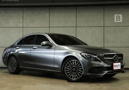 2018 Mercedes-Benz C350 2.0 W205 e Exclusive Sedan AT ปีสุดท้าย C350e (ก่อนเป็น C300e) ไมล์แท้ B9055