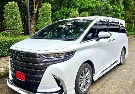 Toyota Alphard 2.5 HEV E-Four 2025 รถสวยสภาพดี ไมล์น้อย มือเดียวป้ายแดง 