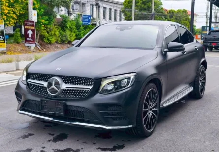 2018 Mercedes-Benz GLC250 Coupe AMG Plus สีเทา WRAP ดำ