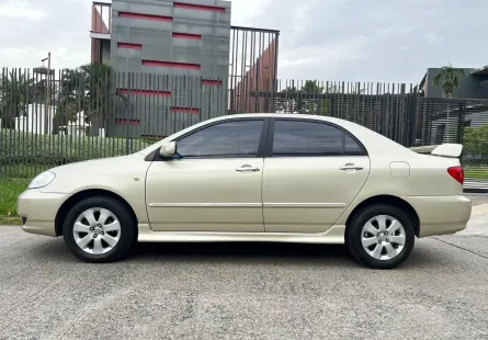 2003 Toyota Corolla Altis 1.6 รถบ้าน รถมือเดียว เล่มทะเบียนเดิม ไม่มีชน รถสวยกริ๊บ สภาพนี้หาไม่มี