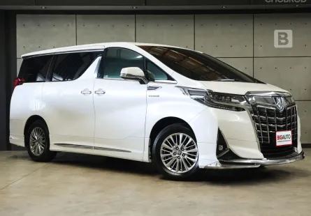 Toyota ALPHARD 2.5 HV 4WD AT ไมล์แท้ รถมือแรกจากป้ายแดง ติดตั้งพรมกระดุมเข้ารูปของใหม่ทั้งคัน B9706