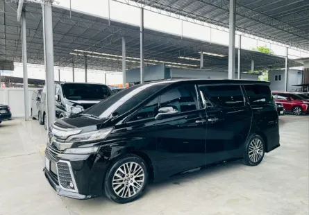 TOYOTA VELLFIRE 2.5 ZG EDITION 2017 รถสวย มือแรกออกห้าง สภาพพร้อมใช้ ไมล์น้อย TOP รับประกันตัวสวย