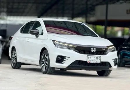 Honda CITY 1.0 RS 2020 รถเก๋ง 4 ประตู สีขาว