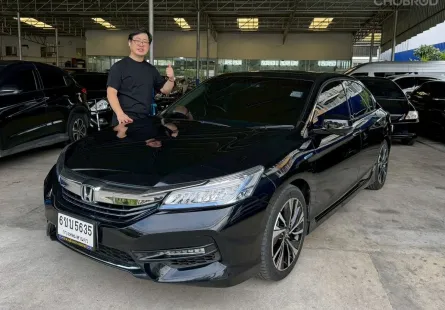 Honda Accord Gen9  เครื่อง 2.0 Hybrid Navi ปี 2017 สีดำ Auto FullOption 