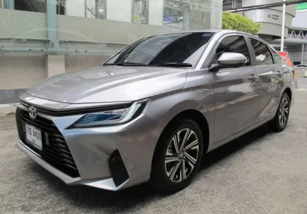 2025 TOYOTA YARIS ATIV 1.2 PREMIUM AUTO สีเทา วิ่งน้อย 3,663 กม. รถสวยสภาพใหม่  ฟรีดาวน์