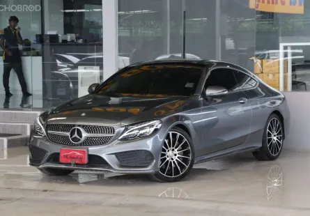  Mercedes-Benz C250 Coupe AMG W205 ปี2017 ไมล์แท้4x,xxxโล เข้าศูนย์ตลอด สวยเดิมทั้งคัน ฟรีดาวน์
