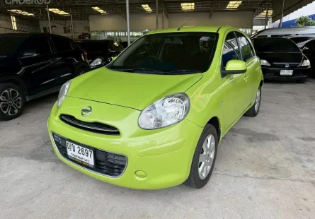 Nissan March 1.2 VL ปี 2011 สีเขียว Auto FullOption 