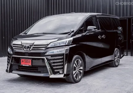 2018 Toyota VELLFIRE 2.5 รถตู้/MPV รถบ้านมือเดียว ไมล์น้อย  