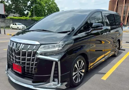 2021 Toyota ALPHARD 2.5 รถตู้/MPV รถบ้านมือเดียว ไมล์น้อย  