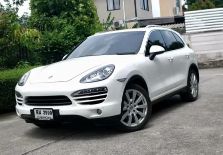 Porsche Cayenne 3.0D V6 ดีเซล เกียร์ออโต้ ปี2012 สีขาว