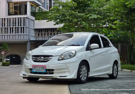 รถยนต์มือสอง HONDA Brio Amaze 1.2 ปี 2013 สีขาว สวยเดิม