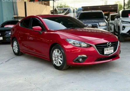 2016 Mazda 3 2.0 (4Door) รถเก๋ง 4 ประตู ออกรถง่าย ไมล์น้อย 70,000 Km 