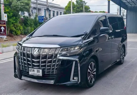 Toyota Alphard 2.5 2022 เกียร์อัตโนมัติ สีดำ สวยสุด