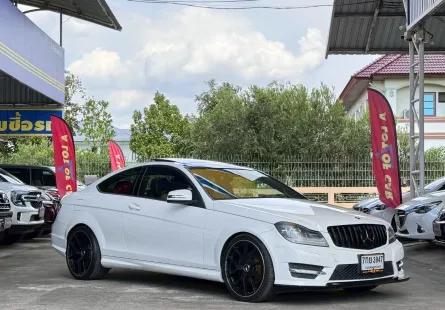Benz C180 Coupe AMG 1.6 Turbo Plus ปี 2014 มือเดียว สวยจัด ไม่เคยเฉี่ยวชน ประวัติเข้าศูนย์ครบทุกระยะ