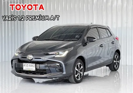 รถบ้าน มือเดียว Toyota YARIS 1.2 Premium รถเก๋ง 5 ประตู ดาวน์ 0%