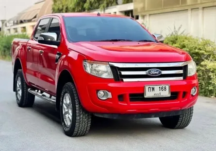 Ford Ranger 2.2 XLT Hirider 4 ประตู  ปี 2012 เกียร์ออโต้ สีแดง