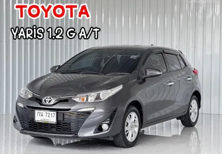 2018 Toyota YARIS 1.2 G รถเก๋ง 5 ประตู รถสภาพดี มีประกัน