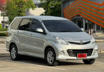 Toyota AVANZA 1.5S AT รุ่นท้อป รถบ้าน 7ที่นั่ง ราคาพิเศษ ไม่เคยติดแก็ส 