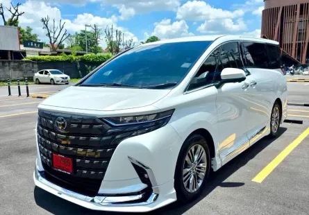 Toyota Alphard 2.5 HEV 2025 รถสวยสภาพใหม่ ไมล์น้อย มือเดียวป้ายแดง เจ้าของขายเอง 