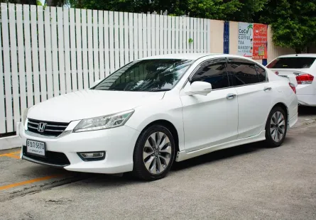 2014 HONDA ACCORD 2.4 EL NAVI รถไมล์แท้เพียง 99,000 KM รถไม่เคยชนหนัก พลิกคว่ำ น้ำท่วม รถสวยมาก