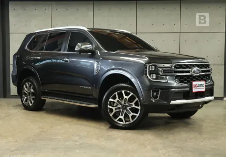 2023 Ford EVEREST 2.0 Titanium+ 4WD SUV BI-TURBO AT ไมล์แท้ 8 หมื่น Warranty5 ปี 150,000KM B3560