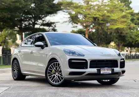 2021 Porsche CAYENNE 3.0 E-Hybrid Coupe SUV รถบ้านแท้ ไมล์น้อย มือเดียวป้ายแดง สีเคยรอน 