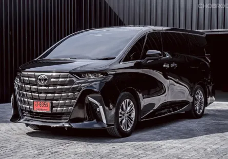 Toyota Alphard 2.5 Z 2024 สปอร์ตหรูเหนือระดับในราคาที่คุ้มค่า ไมล์น้อย มือเดียว ป้ายแดง 