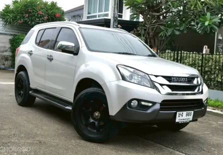 Isuzu Mu-x 3.0 DVD Navi 4WD ปี2014 สีขาว ออโต้ ดีเซล 