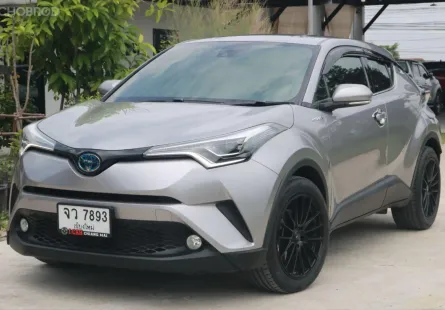 TOYOTA CHR 1.8 HYBRID HV HI A/T ปี2018(MNC) สีเทา