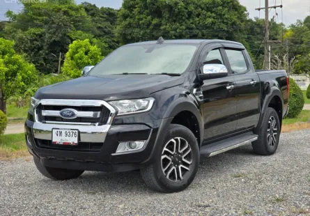 FORD RANGER 2.2 XLT สี่ประตู ปี 2017 เกียร์ออโต้ สีดำ