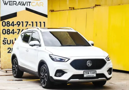 MG ZS 1.5 X+ SUV ตัวท็อปสุด ปี 2022 หลังคา Sunroof เครื่อง เบนซิน เกียร์ Auto รถสวย สภาพใหม่