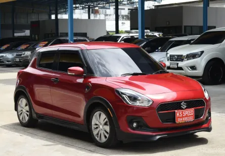 Suzuki Swift 1.2 GLX Navi สีแดง เกียร์อโต้ ปี2019 