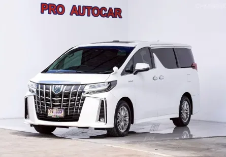 2018 Toyota ALPHARD 2.5 HYBRID E-Four  รถสวย มือเดียว