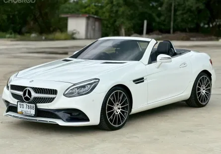 2017 Mercedes-Benz SLC-Class 2.0 SLC300 รถเปิดประทุน ออกรถง่าย รถสวย ไมล์น้อย 
