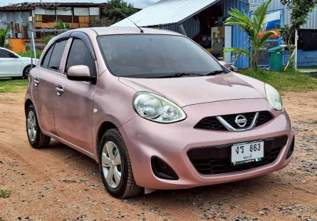 Nissan March 1.2 E ออโต้ ปี 2017 ผ่อนเริ่มต้น 3,xxx บาท