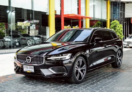 Volvo V60 Recharge 2.0 Inscription T8 Plug-in 2021 รถมือสองสภาพดี ไมล์น้อย มือเดียว เจ้าของขายเอง 