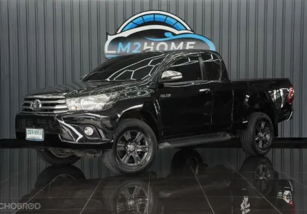 TOYOTA HILUX REVO SMART CAB 2.4 E PRERUNNER MT ปี 2017 สีดำ