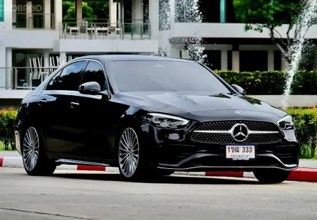 Mercedes-Benz C-Class C220d 2022 รถศูนย์ Benz Thailand  ไมล์น้อย มือเดียวป้ายแดง 