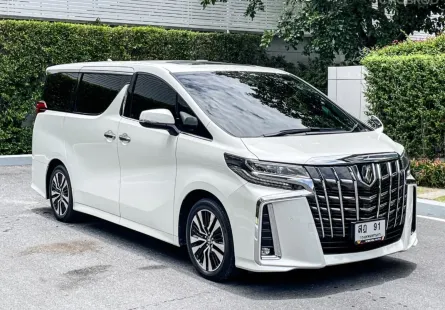 Toyota ALPHARD 2.5 SC PACKAGE ปี 2023 รถสวยพร้อมใช้งาน ไมล์น้อย มือเดียวป้ายแดง 
