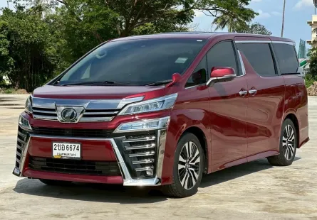 Toyota Vellfire 2.5 ZG Edition ปี 2018 รถบ้านแท้ คุณภาพเยี่ยม. ไมล์น้อย 