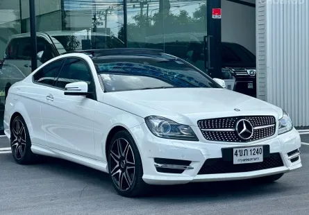 Mercedes Benz C180 Coupe AMG Sport Plus Package โฉมสุดท้าย 1.6 ปี 2013