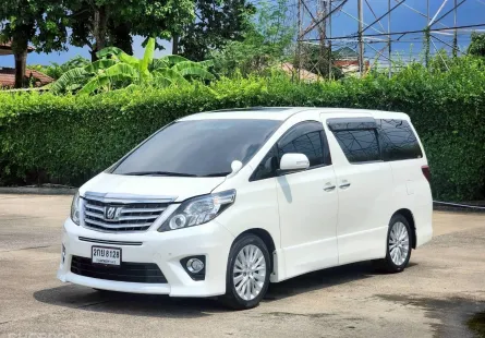 Toyota Alphard 2.4 2013 สีขาว สภาพนางฟ้า ราคาดี ไมล์น้อย 