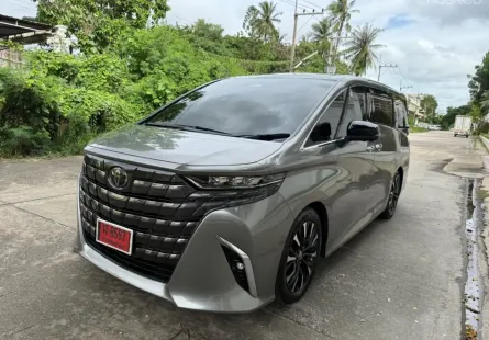 Toyota Alphard 2.5 Z 2024 สปอร์ตหรูเหนือระดับในราคาที่คุ้มค่า ไมล์น้อย มือเดียว ป้ายแดง 