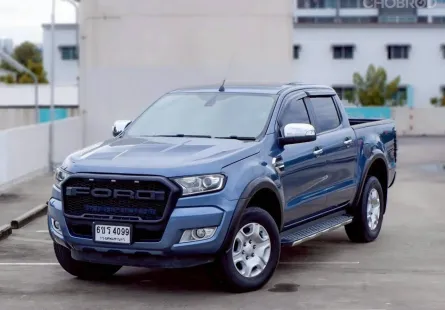 FORD RANGER, 2.2 XLT HI-RIDER DOUBLE CAB เกียร์ Auto สีเทา  รถบ้านมือเดียว ไมล์แท้  