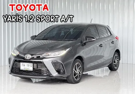 รถมือเดียว Toyota YARIS 1.2 Sport รถเก๋ง 5 ประตู ออกรถฟรีดาวน์
