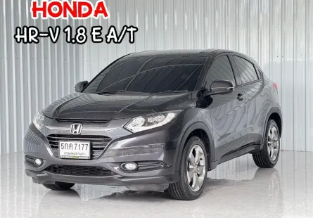 รถบ้าน Honda HR-V 1.8E รถเก๋ง 5 ประตู รถสภาพดี มีประกัน