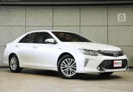 2016 Toyota CAMRY 2.5 Hybrid Premium Sedan AT ไมล์แท้ รถมือเเรกจากป้ายเเดง FULL OPTION B9288