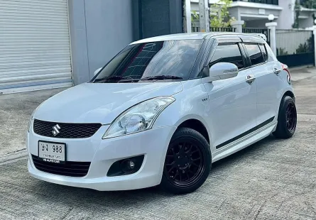 Suzuki Swift  GLX1.25L CVT ปี2014 สีขาว ออโต้ เบนซิน
