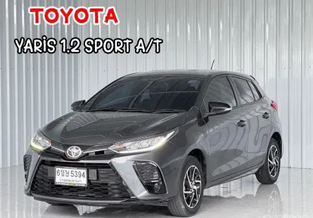รถมือเดียว Toyota YARIS 1.2 Sport รถเก๋ง 5 ประตู ออกรถฟรีดาวน์